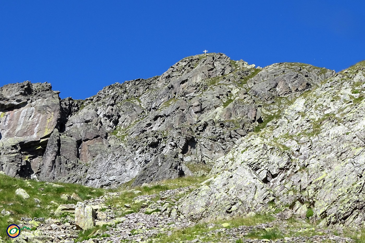 75 Cima di Valpianella , che saliremo dalla Bocca di Trona.JPG